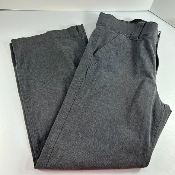 Lee No Gap Waistband Womens Dress Pants Size 12 Petite Gray Stretch - Picture 6 of 10